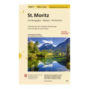 3320t Wanderkarte St.moritz 1:33 333