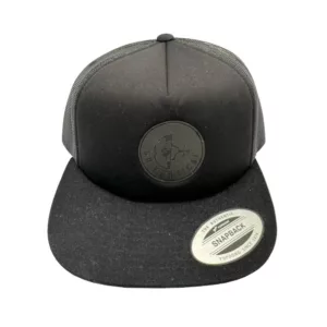 Leather Logo Foam Trucker