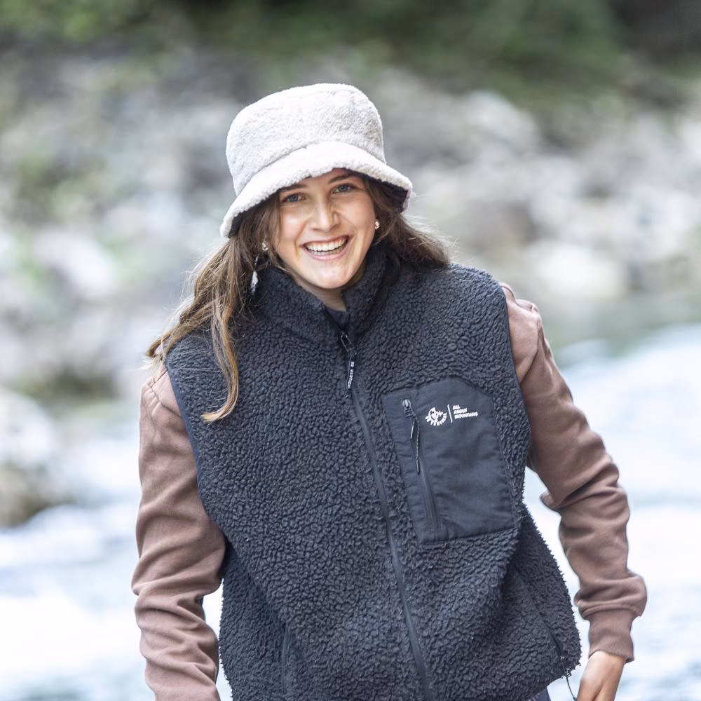 Vertical Sheep Fleece Vest Unisex – Bild 5