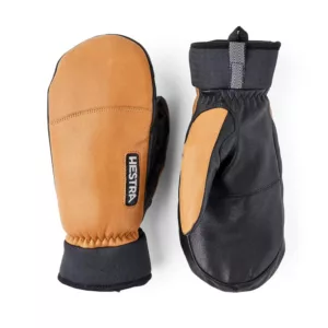 Army Leather Wool Terry Mitt