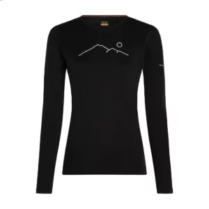Women Merino 200 Oasis LS Crewe Rainer Ridge