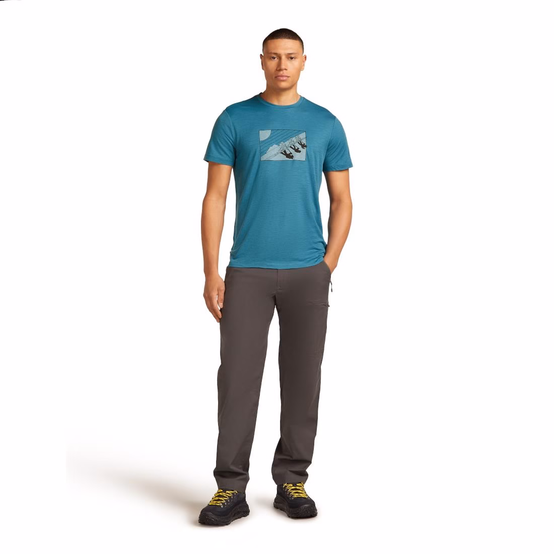 Men Merino 150 Tech Lite SS Tee In The Wild – Bild 6