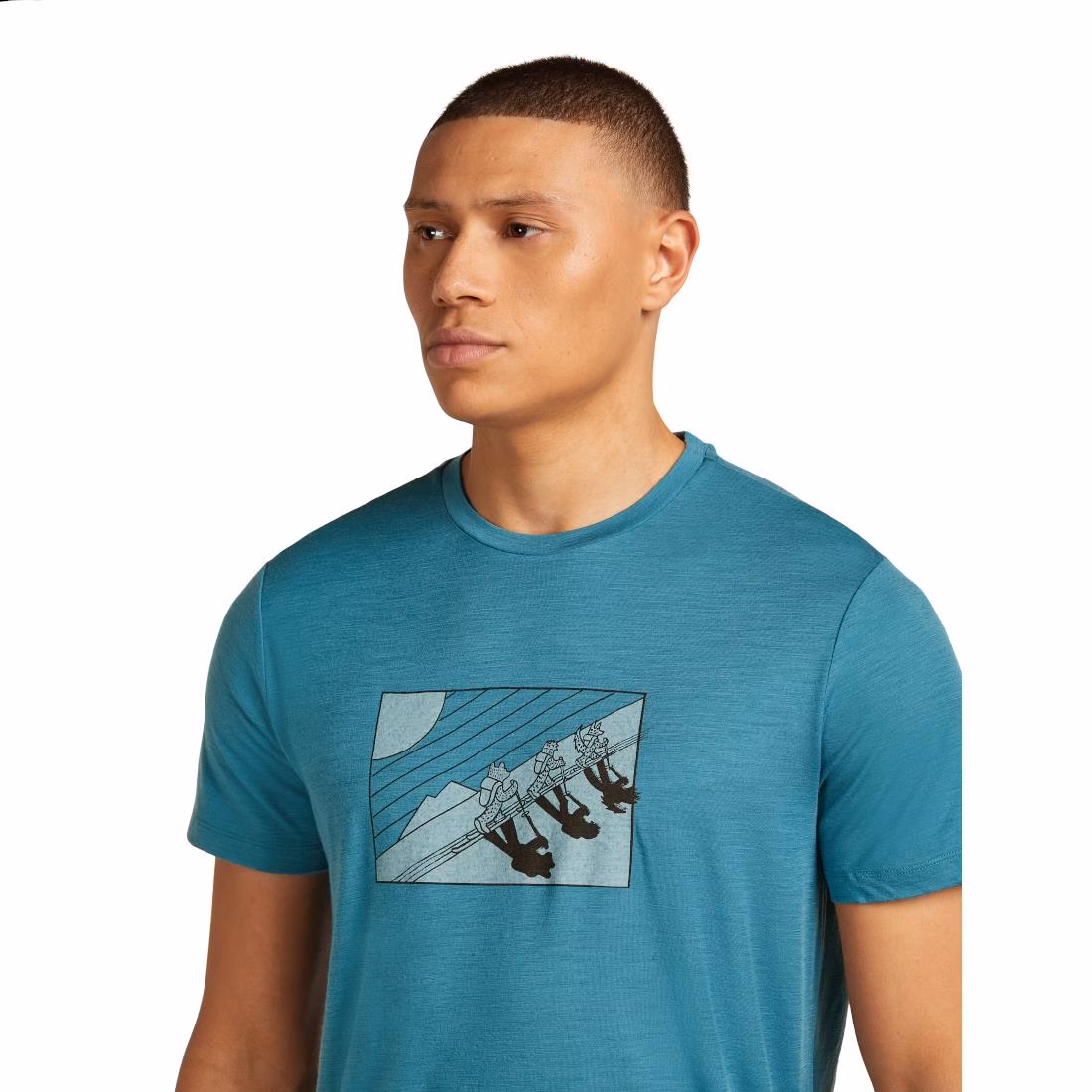 Men Merino 150 Tech Lite SS Tee In The Wild – Bild 4
