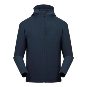 Men Stretch Fleece Zip Hoodie