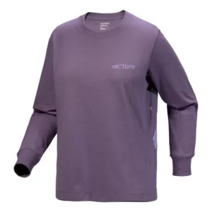 Kragg Cotton Bird Crew LS W