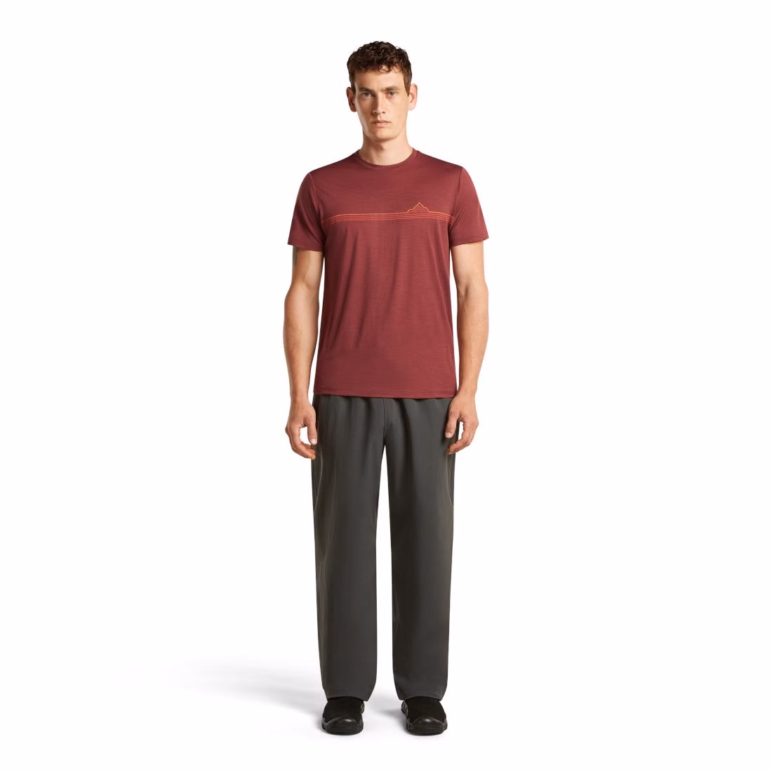 Men Merino 150 Tech Lite SS Tee Range Stripes – Bild 4