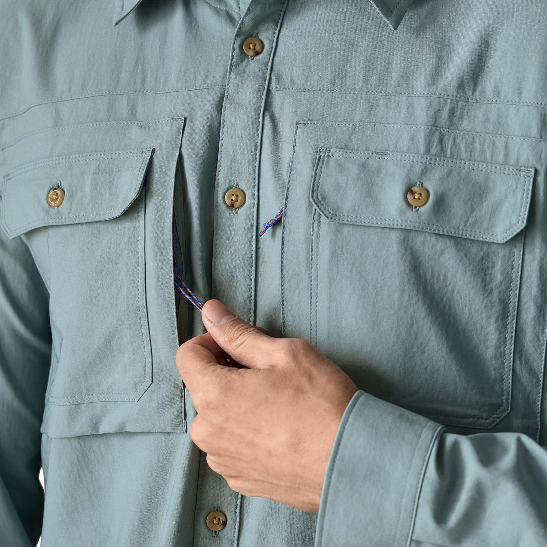 M's L/s Self Guided Sun Shirt – Bild 5