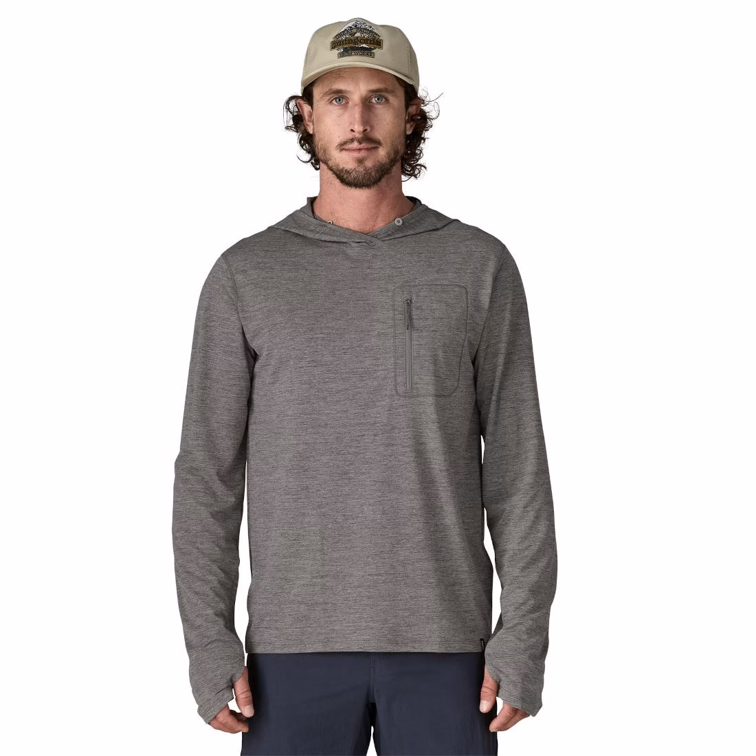 M's Cap Cool Sun Hoody – Bild 2