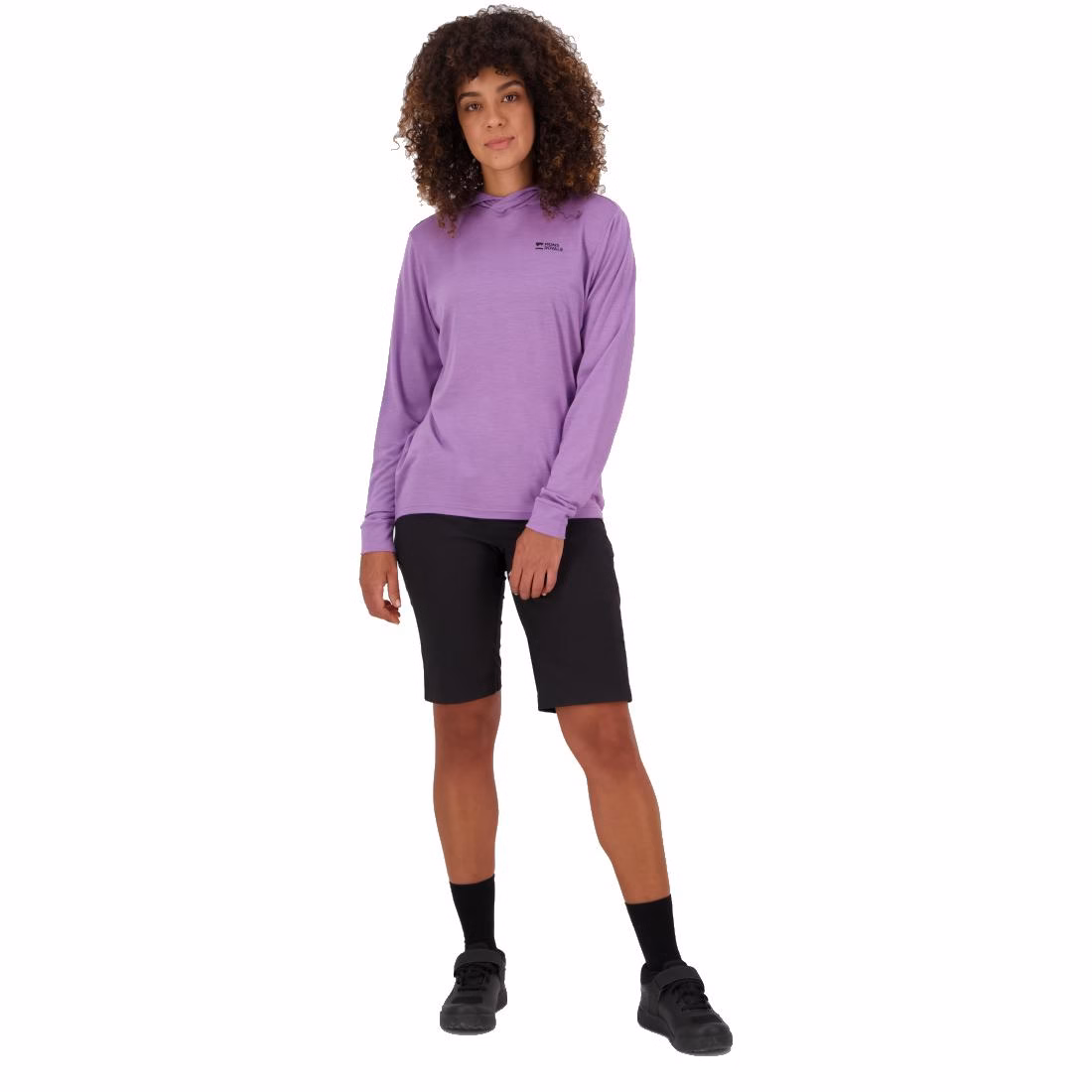 Womens Pivot Merino Long Sleeve Hood – Bild 2
