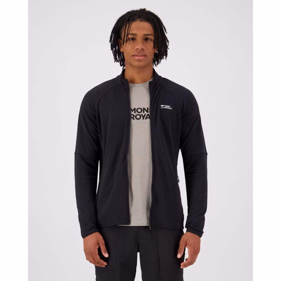 Mens Quad Merino Fleece Jacket – Bild 2