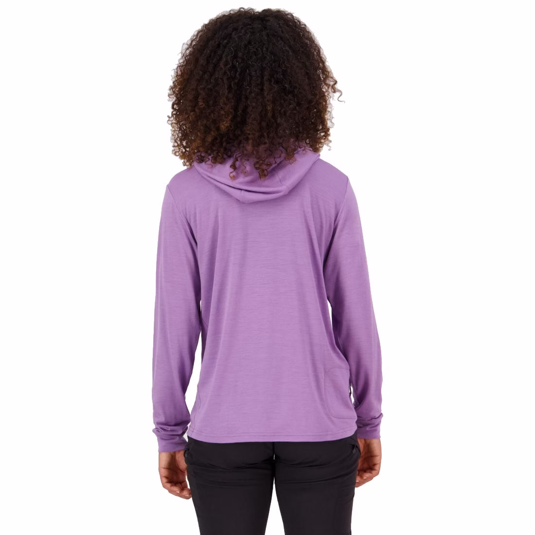 Womens Pivot Merino Long Sleeve Hood – Bild 3