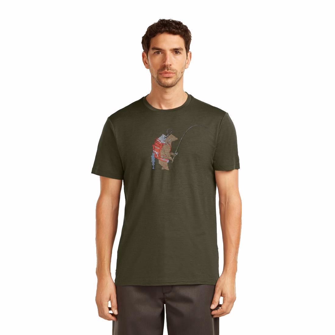 Men Merino 150 Tech Lite SS Tee Bear Catch – Bild 4
